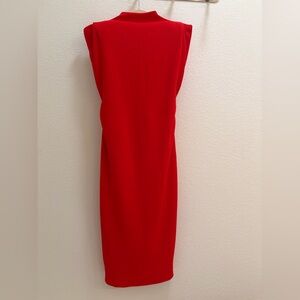 Maternity Red Sleeveless Dress